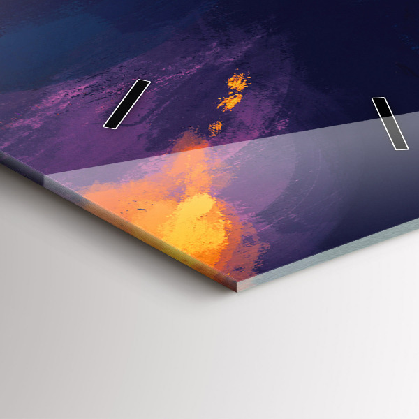 Téglalap alakú üvegóra Baba és léggömbök