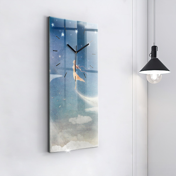 Téglalap alakú üvegóra Lány a Holdon