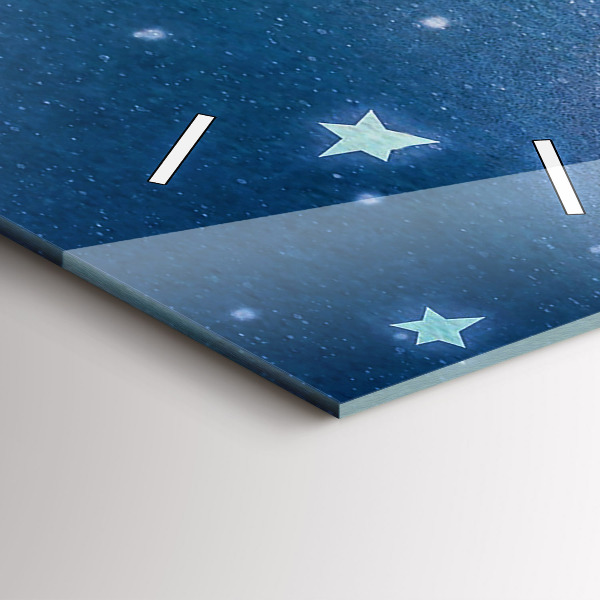 Téglalap alakú üvegóra Lány a Holdon