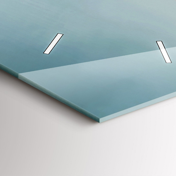 Téglalap alakú üvegóra Szürreális flamingó