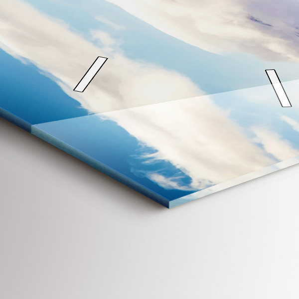 Téglalap alakú üvegóra Kilátás a tóra