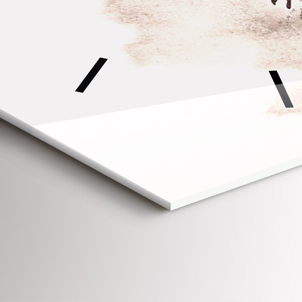 Téglalap alakú üvegóra Vágtató lovak