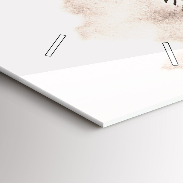 Téglalap alakú üvegóra Vágtató lovak