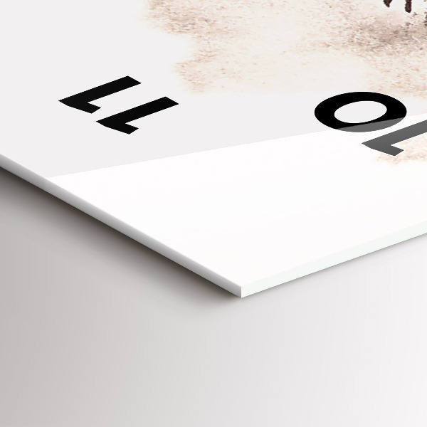 Téglalap alakú üvegóra Vágtató lovak