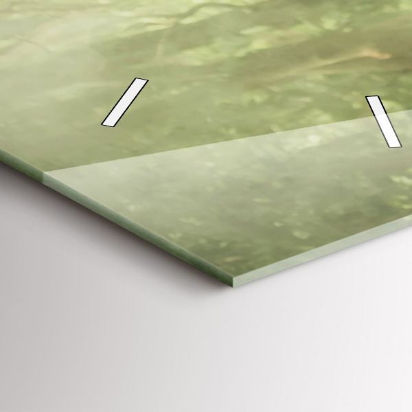 Téglalap alakú üvegóra Elefántot vezető gyerekek