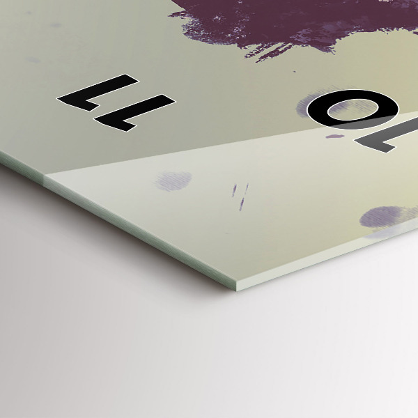 Téglalap alakú üvegóra Zombik éjjel - halloween