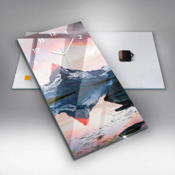 Téglalap alakú üvegóra Stellisee Matterhorn-tó