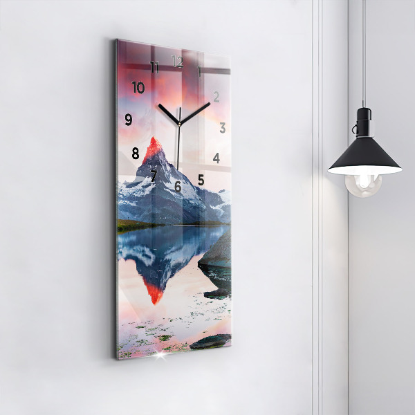 Téglalap alakú üvegóra Stellisee Matterhorn-tó