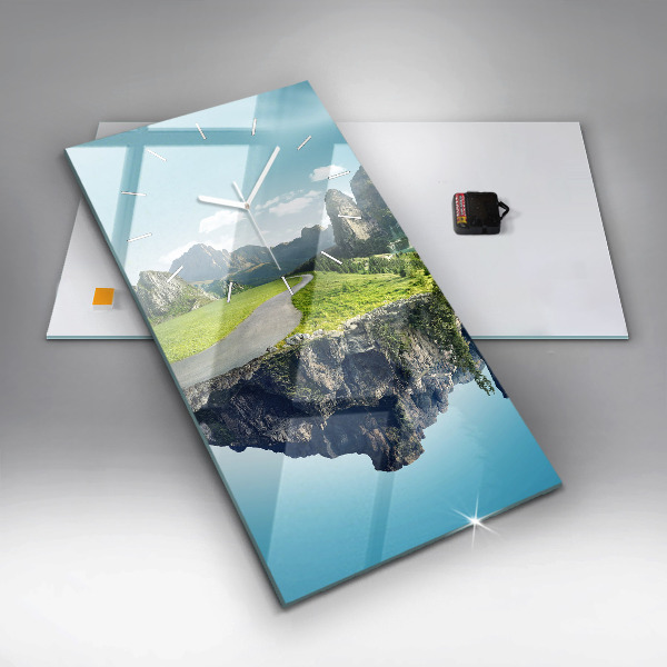 Téglalap alakú üvegóra Repülő Sziget