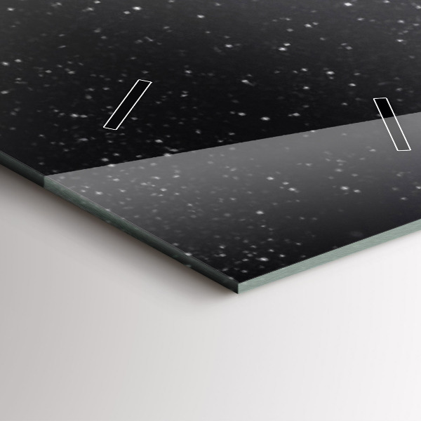 Téglalap alakú üvegóra Űr és bolygók