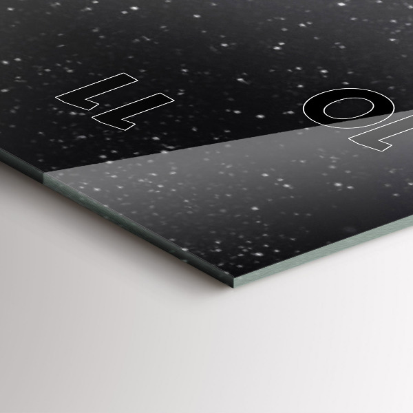 Téglalap alakú üvegóra Űr és bolygók