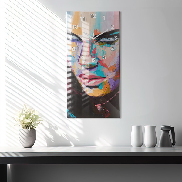 Téglalap alakú üvegóra Egy nő portréja