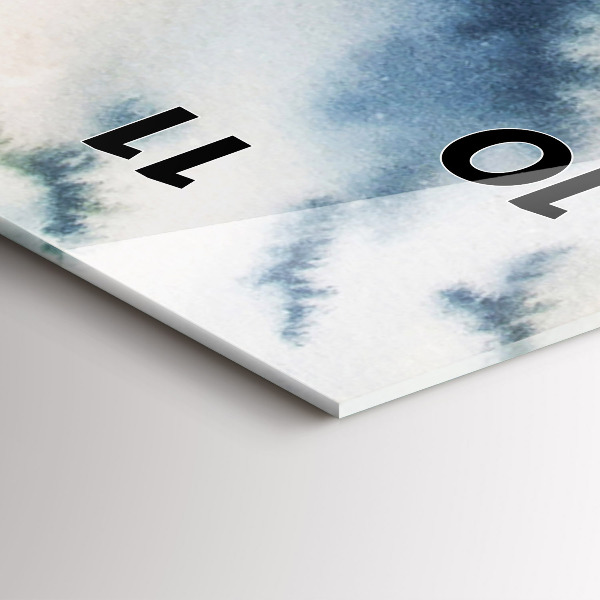 Téglalap alakú üvegóra Halász a tavon