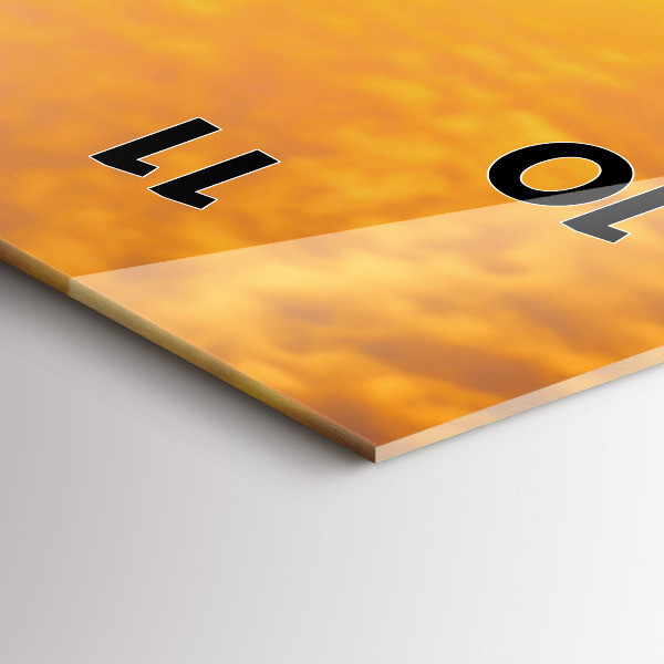 Téglalap alakú üvegóra Szerelmes hattyúk