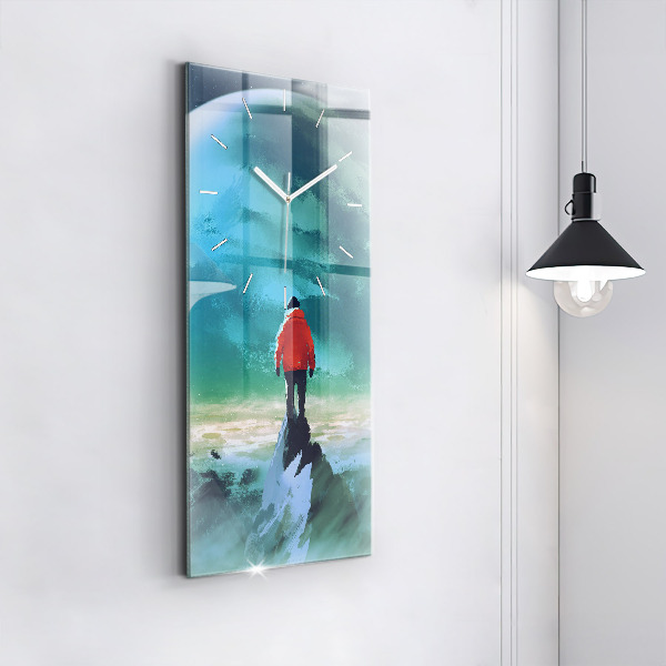 Téglalap alakú üvegóra Ember a Holdon