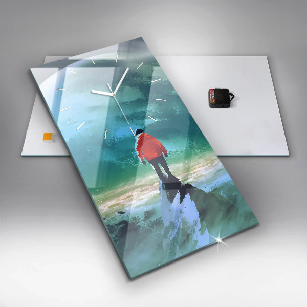 Téglalap alakú üvegóra Ember a Holdon