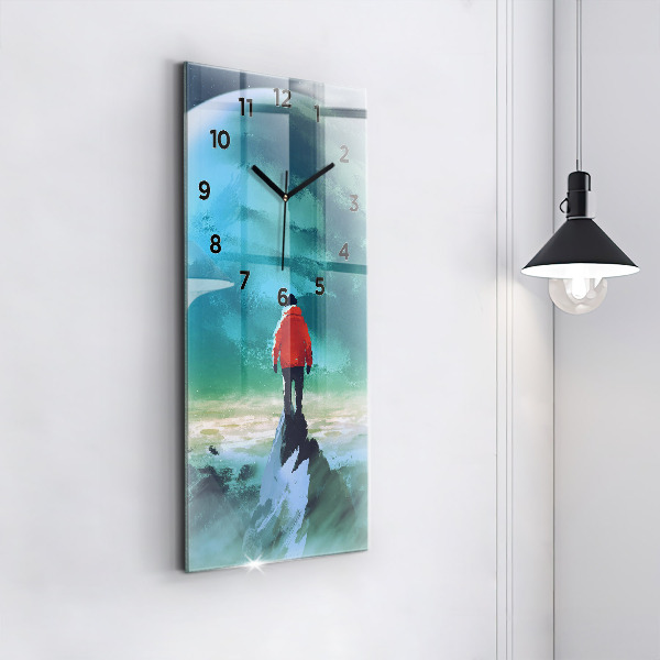 Téglalap alakú üvegóra Ember a Holdon