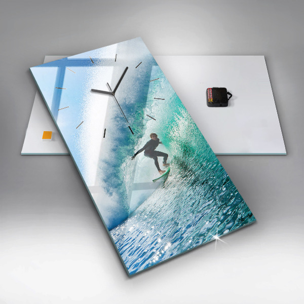 Téglalap alakú üvegóra Szörfözés Hawaii-on