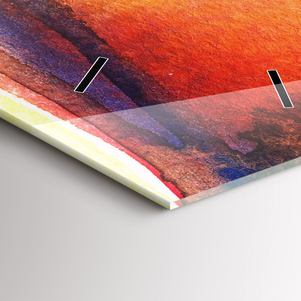 Téglalap alakú üvegóra Nő kalapban