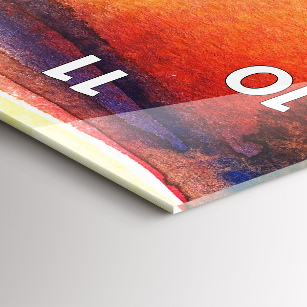 Téglalap alakú üvegóra Nő kalapban