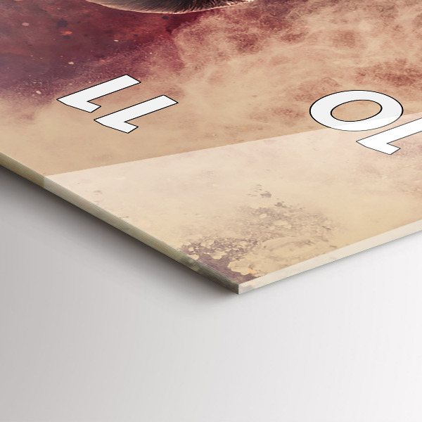 Téglalap alakú üvegóra Nő és a kerékpár