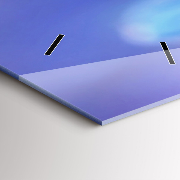 Téglalap alakú üvegóra Pillangó a fűben