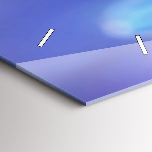 Téglalap alakú üvegóra Pillangó a fűben