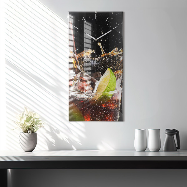 Téglalap alakú üvegóra Igyál jéggel