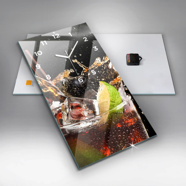 Téglalap alakú üvegóra Igyál jéggel