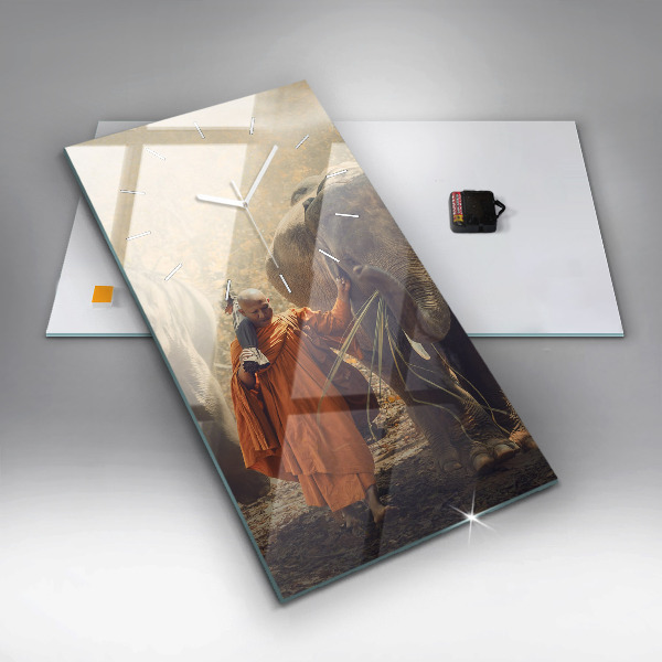 Téglalap alakú üvegóra Szerzetes vezető elefánt