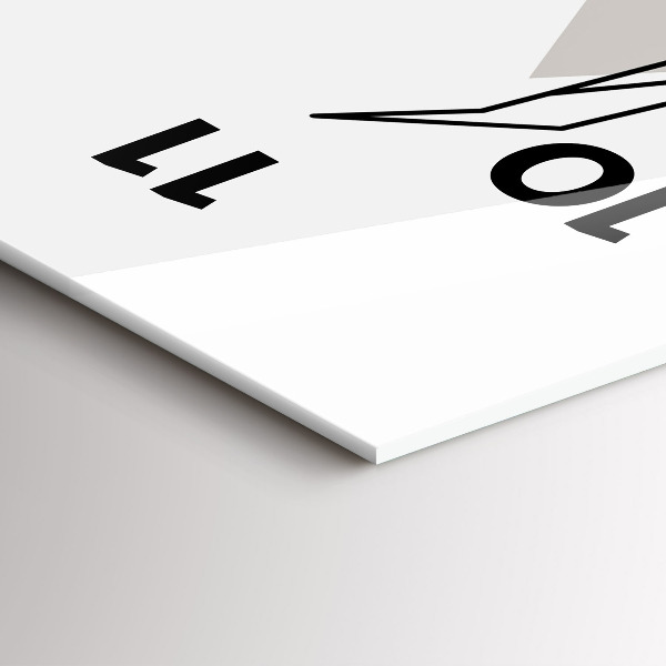 Téglalap alakú üvegóra Rénszarvas skandináv stílusban