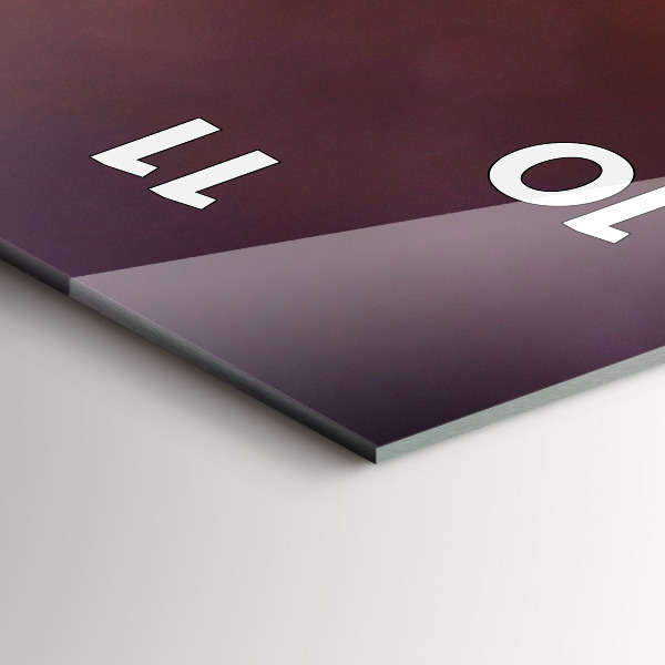 Téglalap alakú üvegóra Hajó és naplemente