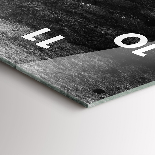 Téglalap alakú üvegóra Nő kalapban