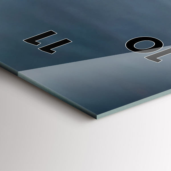 Téglalap alakú üvegóra Ember egy motorkerékpáron