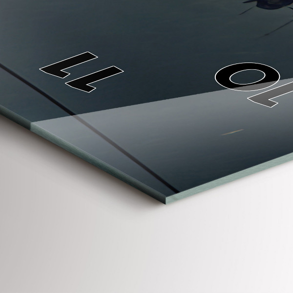 Téglalap alakú üvegóra Apokaliptikus épület