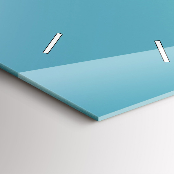 Téglalap alakú üvegóra Az ég pasztell színe