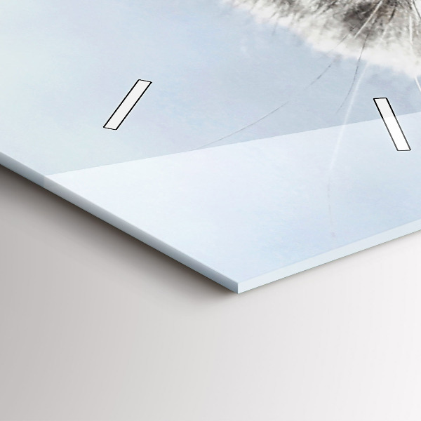 Téglalap alakú üvegóra Macska a kanapén