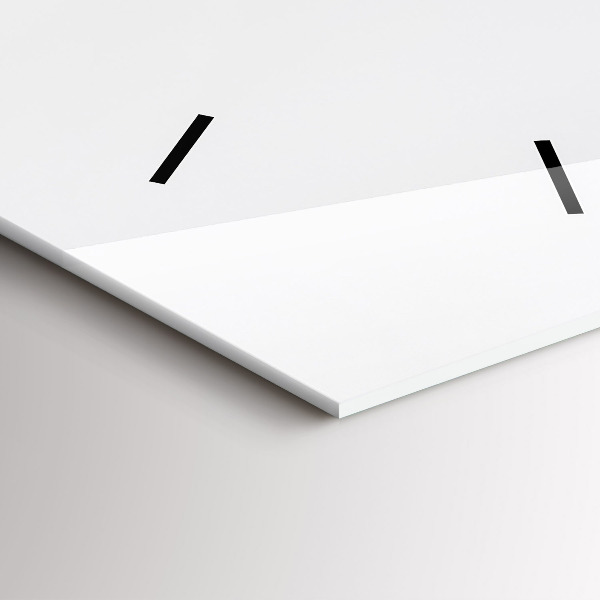 Téglalap alakú üvegóra Alvó macska és kutya