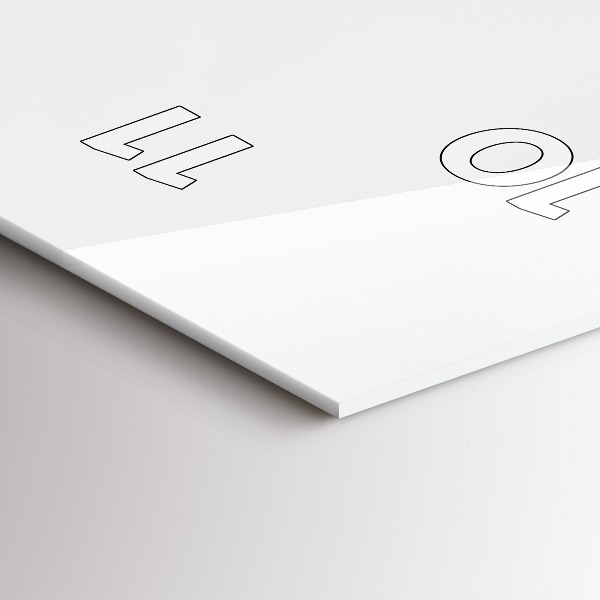 Téglalap alakú üvegóra Alvó macska és kutya