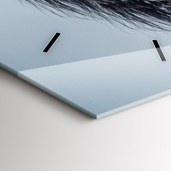 Téglalap alakú üvegóra Vágtázó fehér ló