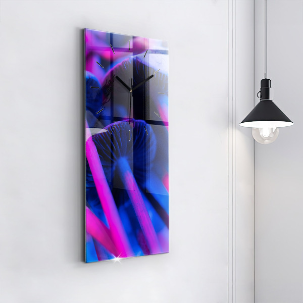 Téglalap alakú üvegóra Varázslatos színes gombák