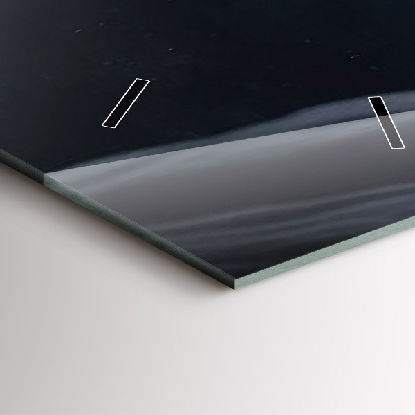 Téglalap alakú üvegóra Ember a Hold előtt