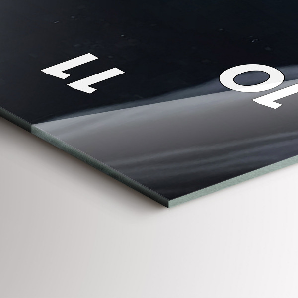 Téglalap alakú üvegóra Ember a Hold előtt