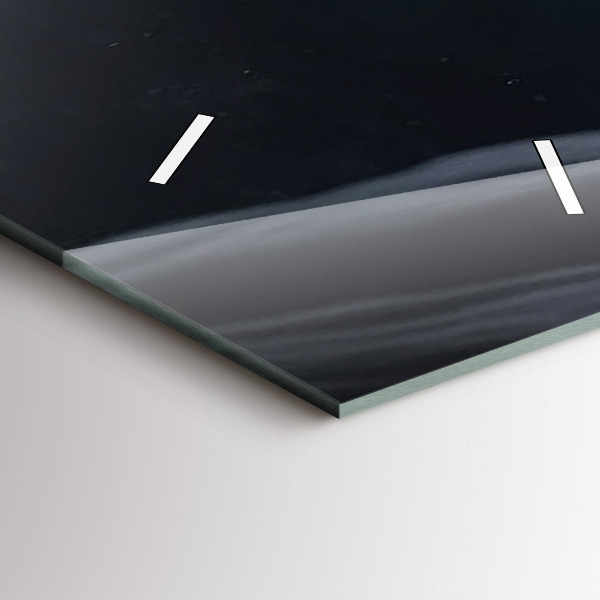 Téglalap alakú üvegóra Ember a Hold előtt