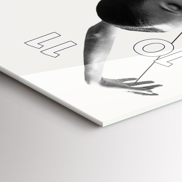 Téglalap alakú üvegóra Absztrakt nő táncos