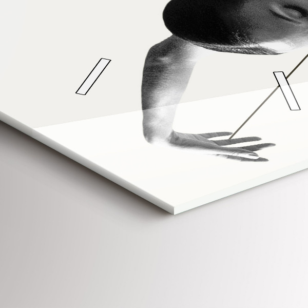 Téglalap alakú üvegóra Absztrakt nő táncos