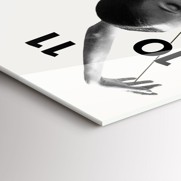 Téglalap alakú üvegóra Absztrakt nő táncos