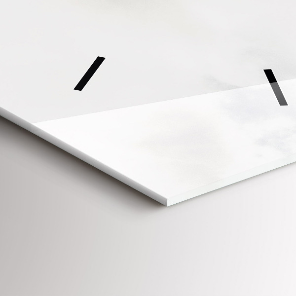 Téglalap alakú üvegóra Kilátás a hegyekre