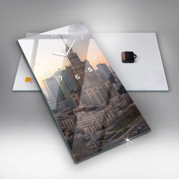 Téglalap alakú üvegóra Varsói panoráma