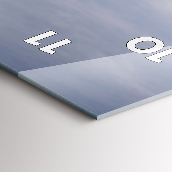 Téglalap alakú üvegóra Barcelona szörfös